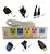 Extensão Elétrica Tomada 4 Entradas 2 Usb Régua Universal Cor Colorida - Imagem 2
