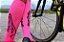 Meia Corrida Bike  Mtb Speed Cano Longo Hupi  Rosa Asas - Imagem 2