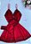 Camisola Aurora - Vermelho pimenta e preto - Imagem 1
