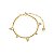 Pulseira Malha Fita com Coração e Zirconia - Imagem 2