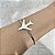 Bracelete Avião Liso Ródio - Imagem 1