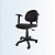 Cadeira Executiva C/B _Tecido preto _Oferta - Imagem 1