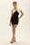 VESTIDO CURTO LANA PRETO E OFF WHITE - Imagem 4