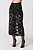 Saia Midi Preta Renda Guippir - Imagem 2