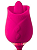 Flowery Plus - Rosa Língua Para Clitóris e Vibrador para introdução - 10 modos de Estimulo Língua + 10 Vai e vem - Imagem 2