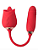 Flowery Plus - Rosa Língua Para Clitóris e Vibrador para introdução - 10 modos de Estimulo Língua + 10 Vai e vem - Imagem 5