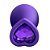 Plug Anal silicone M Cores Diversas - PEDRA CORAÇÃO - Imagem 6
