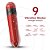 Vibrador Bullet Super Potente Recarregável - Vermelho - Cápsula Vibratória 9 modos de vibração - Imagem 2