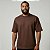 Camiseta Oversized Básica Marrom - Imagem 1
