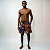 Shorts Tactel Estampado Masculino Azul com detalhes - Imagem 4