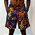 Shorts Tactel Estampado Masculino Azul com detalhes - Imagem 2