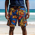 Shorts Tactel Estampado Masculino Azul com detalhes - Imagem 5