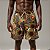 Shorts Tactel Estampado Masculino Marron e Laranja - Imagem 1
