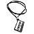 Colar de couro - Fita K7 Preto - Imagem 2