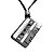 Colar de couro - Fita K7 Preto - Imagem 4
