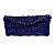 Carteira de Palha Feminina Azul Marinho Modelo Clutch Linda - Imagem 1