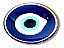 Prato Bowl de Vidro Decorativo Com Borda Olho Grego Azul - Imagem 1