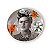 Prato Decorativo de Porcelana Flowers Frida Kahlo - Imagem 1