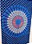 Tapete de Parede Decorativo Indiano Azul Mandala Mística - Imagem 2
