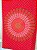 Tapete de Parede Decorativo Indiano Vermelho Mandala Mística - Imagem 3