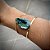 Bracelete de Crisocola ouro - Imagem 2