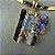Pingente Mix de Pedras com Detalhes Dourados - Imagem 3