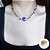 Choker de pedra natural Sodalita - Imagem 1