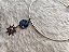 choker colar com pingente de pedra natural sodalita - Imagem 3