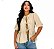 Blusa Bata Feminina Peplum Crepe Duna Amarração Frontal Laço - Imagem 6