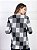 Cardigan Max Em Xadrez Kimono Tricô - Imagem 10