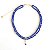 CHOCKER PEDRAS DE CRISTAL AZUL BIC. - Imagem 1