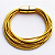 Pulseira Canutilho Dourado MAIA Oito Fios Fecho Imã - Imagem 1
