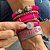 PULSEIRA EM COURO PINK. - Imagem 2