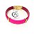 PULSEIRA EM COURO PINK. - Imagem 1