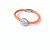 PULSEIRA EM COURO, PIZZA ZIRCÔNIAS. - Imagem 1