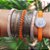 PULSEIRA EM COURO, PIZZA ZIRCÔNIAS. - Imagem 2