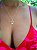 Colar Menina cristal em Prata 925 - Imagem 1