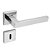 Conjunto Fechadura 455 La Fonte Interna Inox Polido - Imagem 1