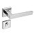Conjunto Fechadura 455 La Fonte Externa Inox Polido - Imagem 1