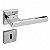 Conjunto Fechadura 454 La Fonte Interna Inox Lixado - Imagem 1