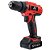 PARAFUSADEIRA FURADEIRA BATERIA 12V WORKER KIT 13 PCS - Imagem 1