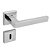 Conjunto Fechadura 455 La Fonte Interna Inox Lixado - Imagem 1