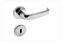 Conjunto Fechadura 6236 La Fonte Interna Cromado Acetinado - Imagem 1