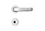 Fechadura para Porta de Banheiro Acetinado 40mm com Roseta - Imagem 1