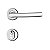 Fechadura de Inox Porta de Entrada Cromada 55mm MI620 Smile - Imagem 1