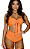 Biquíni Hot Pant GUARAPUÁ Laranja Neon - Imagem 1