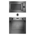 Torre de Cocção com Micro-ondas de Embutir 34l Experience + Forno de Embutir a Gás 80L Experience com FoodSensor Electrolux (ME3BC+OE8GF) - Imagem 1