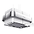 Coifa de Ilha Brastemp 75 cm branca luminária com controle remoto (GAV75AB) - Imagem 2
