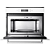 Micro-ondas Brastemp Vitreous de embutir 40 Litros Branco com grill (GMT40AB) - Imagem 2
