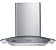 Coifa de Parede Consul 60 cm Inox 4 bocas com design em vidro e aviso lavar filtro (CAP60AR) - Imagem 1